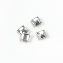 Asfour Crystal Flat Back Stone - Square 04x4MM CRYSTAL