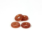 Czech Pressed Glass Ring - 09MM CORNELIAN