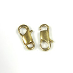 Brass Lobster Claw Clasp with Hook 16x4MM