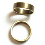 Brass Finger Ring Size 5 - 0.191 inch Round