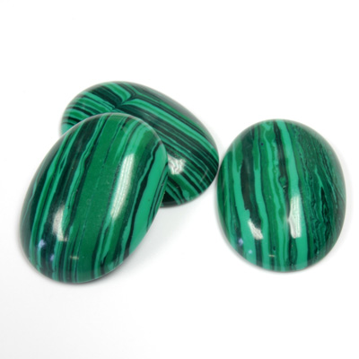 Plastic Cabochon Mixed Color Oval 25x18MM IMITATION MALACHITE