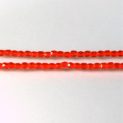 Czech Glass Fire Polish Bead - Round 02MM HYACINTH