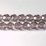 Czech Glass Fire Polish Bead - Round 08MM LT AMETHYST