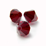 Preciosa Crystal Bead - Bicone 03MM SIAM RUBY