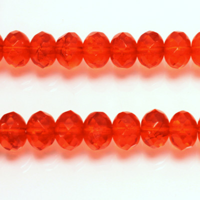 Czech Glass Fire Polish Bead - Rondelle Donut 09x6MM HYACINTH