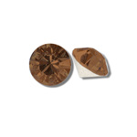 Swarovski Crystal Point Back XILION Foiled Chaton - PP30 SMOKE TOPAZ
