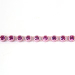 Plastic Rhinestone Banding 1 Row PP17 (SS8) FUCHSIA-PINK