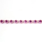 Plastic Rhinestone Banding 1 Row PP17 (SS8) FUCHSIA-PINK