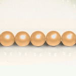 Czech Glass Pearl Bead - Round 04MM MATTE GOLD 75486