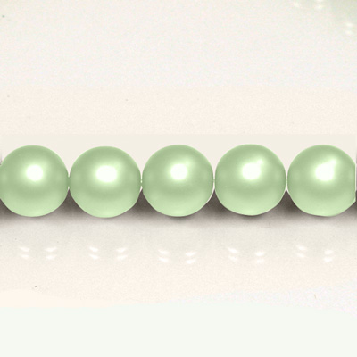 Czech Glass Pearl Bead - Round 06MM MATTE MINT 75432