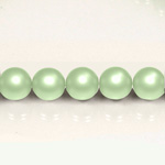 Czech Glass Pearl Bead - Round 06MM MATTE MINT 75432