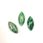 Gemstone Cabochon - Navette 15x7MM JADE ZING JIANG