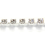 Preciosa Crystal Rhinestone Cup Chain - PP24 (SS12) CRYSTAL-IMITATION RHODIUM