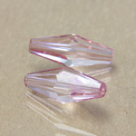 Preciosa Crystal Bead - Oat 15x6MM LT PINK