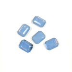 Cut Crystal Point Back Fancy Stone Foiled - Cushion Octagon 08x6MM OPAL BLUE