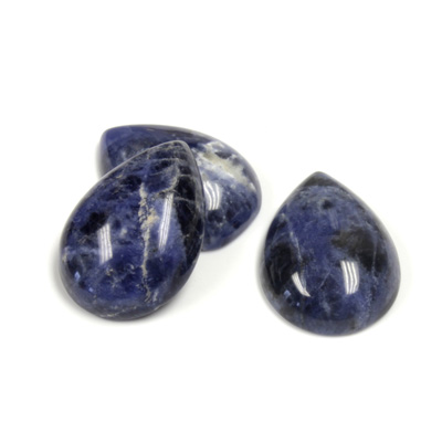 Gemstone Cabochon - Pear 18x13MM SODALITE