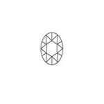 Swarovski Crystal Foiled Point Back Tin Table Cut (TTC) Fancy Stone - Oval 08x6MM AQUAMARINE Unfoiled