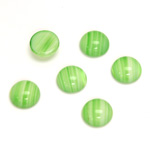 Glass Medium Dome Cabochon - Round 09MM PORPHYR GREEN