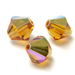 Preciosa Crystal Bead - Bicone 03MM TOPAZ AB