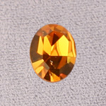 Swarovski Crystal Point Back Fancy Stone - Oval 06x4MM TOPAZ