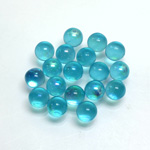 Glass No-Hole Ball - 06MM AQUA AB