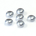 Preciosa Flat Back Button Crystal Nacre Pearl Round 08MM LT GREY
