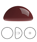 Preciosa Flat Back Button Crystal Nacre Pearl Round 06MM CRANBERRY