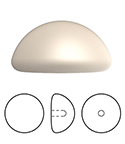 Preciosa Flat Back Button Crystal Nacre Pearl Round 06MM CREMEROSE
