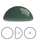 Preciosa Flat Back Button Crystal Nacre Pearl Round 06MM SAGE
