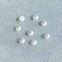 Preciosa Crystal Nacre Pearl Cabochon - Round 03MM LT CREAMROSE