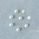 Preciosa Crystal Nacre Pearl Cabochon - Round 04MM LT CREAMROSE