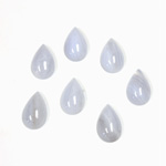 Gemstone Cabochon - Pear 10x6MM BLUE LACE AGATE