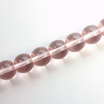 Czech Pressed Glass Bead - Smooth Round 10MM ROSALINE