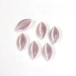 Fiber-Optic Cabochon - Navette 10x5MM CAT'S EYE LT PURPLE