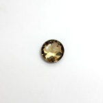 Glass Flat Back Foiled Rauten Rose - Round 09MM BLACK DIAMOND