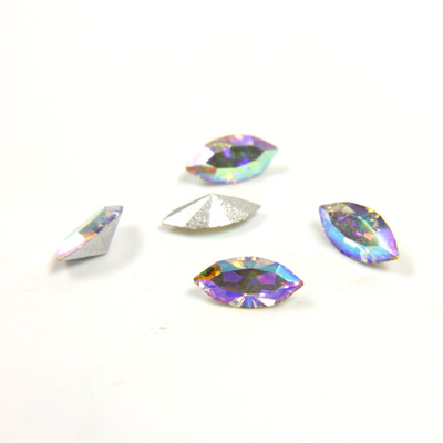 Preciosa Crystal Point Back Fancy Stone - Navette 06x3MM CRYSTAL AB