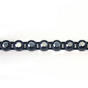 Plastic Rhinestone Banding 1 Row PP26 (SS13) HEMATITE-BLACK