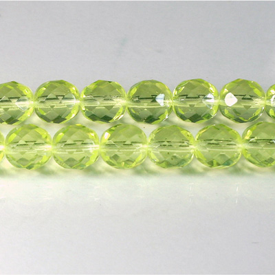 Czech Glass Fire Polish Bead - Round 08MM JONQUIL