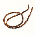 Gemstone Bead - Smooth Round 03MM TIGEREYE