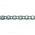 Plastic Rhinestone Banding 1 Row SS19 CRYSTAL-KHAKI