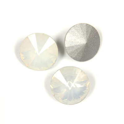 Cut Crystal Point Back Rivoli SS47 (10.5-10.9MM) OPAL WHITE