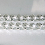 Czech Glass Fire Polish Bead - Round 07MM CRYSTAL