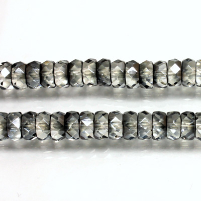 Czech Glass Fire Polished Bead - Rondelle 06x3MM VALENTINITE
