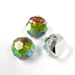 Preciosa Crystal Flat Back 3/4 Ball - Regular Cut 662 08MM VITRAIL MEDIUM
