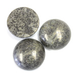 Gemstone Cabochon - Round 18MM PYRITE