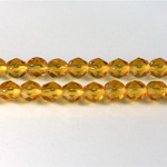 Czech Glass Fire Polish Bead - Round 06MM TOPAZ