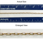 Brass Chain 1.35MM DRAWN CABLE