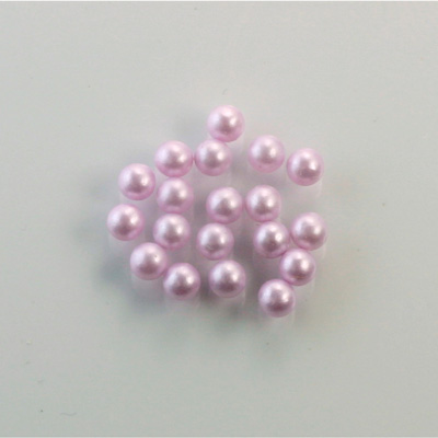 Czech Glass Pearl No-Hole Ball - 3.5MM LAVENDER 70427