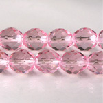 Czech Glass Fire Polish Bead - Round 12MM LT PINK