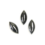 Gemstone Cabochon - Navette 15x7MM HEMATITE